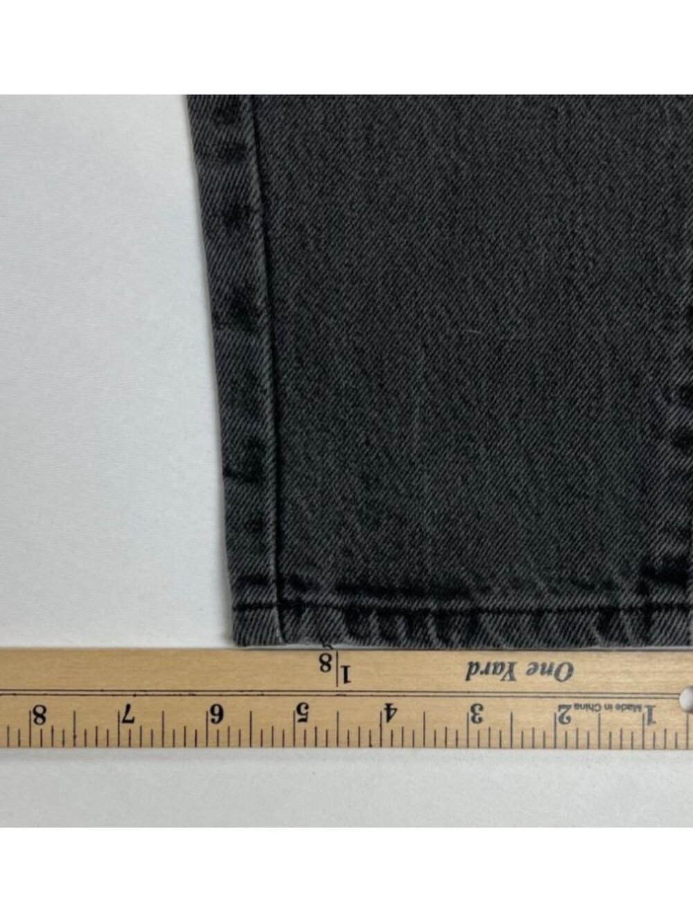 Vintage Chic Women 16 Average Black High Rise Tapered Mom Jeans Made in USA - Picture 10 of 10